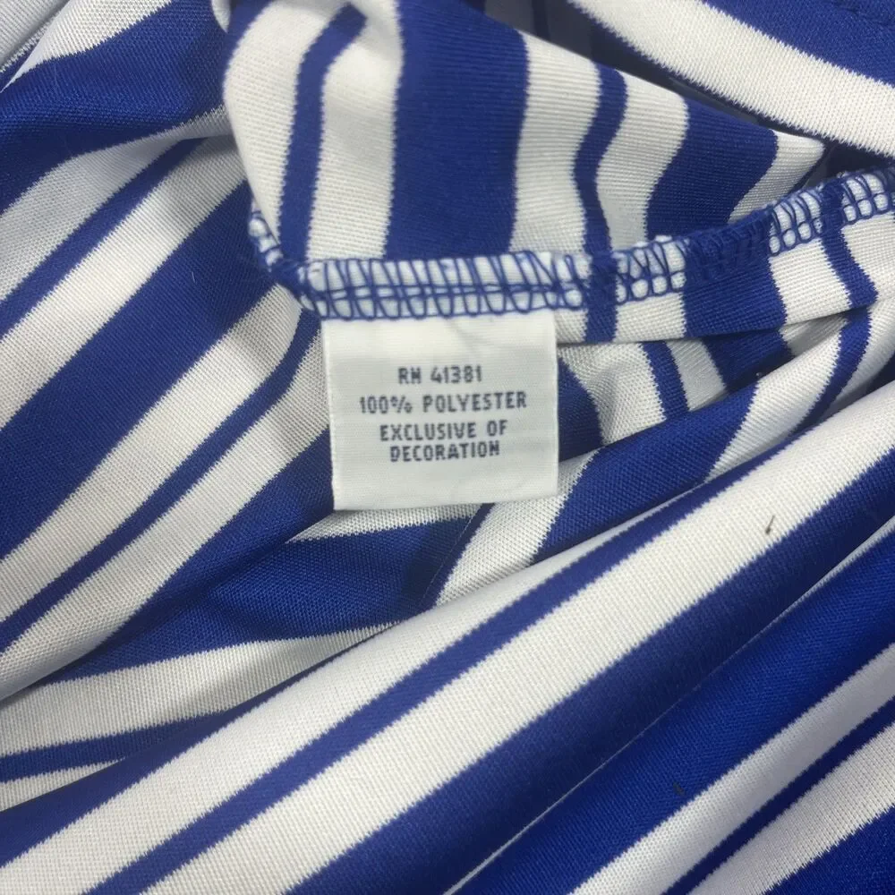 Polo‎ Golf Ralph Lauren Mens XL Blue Stripe Golf Polo Shirt